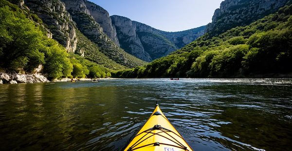 Canoë ardeche : aventures inoubliables depuis vallon pont d'arc